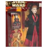 1998 Hasbro STAR WARS Episode I Ultimate Hair Queen Amidala 'Queen Amidala Collection' 12' Action Figure (New old Stock)