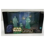 1998 Hasbro STAR WARS 'The Power Of The Force' Jedi Spirits Anakin, Yoda And Obi-Wan Collectors Set (New old Stock)