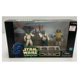 1998 Hasbro STAR WARS 'The Power Of The Force' Jabba's Skiff Guards Klaatu, Barada And Nikto Collectors Set (New old Stock)