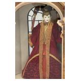 1998 Hasbro STAR WARS Episode I (Queen Amidala 'Red Senaste Gown' 1999 Portrait Edition 12' Action Figure (New old Stock)