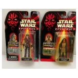 Misc. STAR WARS 'EPISODE I' Action Figures With Commtech Chip (New old Stock)