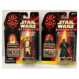 Misc. STAR WARS 'EPISODE I' Action Figures With Commtech Chip (New old Stock)