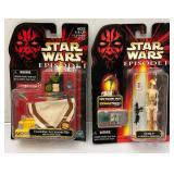 Misc. STAR WARS 'EPISODE I' Accessory Set & Action Figures With Commtech Chip (New old Stock)