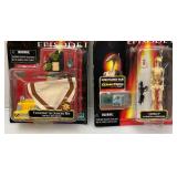 Misc. STAR WARS 'EPISODE I' Accessory Set & Action Figures With Commtech Chip (New old Stock)