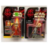 Misc. STAR WARS 'EPISODE I' Accessory Set & Action Figures With Commtech Chip (New old Stock)