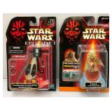 Misc. STAR WARS 'EPISODE I' Accessory Set & Action Figures With Commtech Chip (New old Stock)