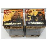 Misc. Walking Dead Wacky Wobbler Bobble Heads Including Rick Grimes, Daryl Dixon And Walker Merle (New Old Stock)