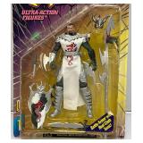 1996 Todd Mcfarlane's Total Chaos Ultra-Action Figures (Dragon Blade) Action Figure (New Old Stock) Plastic Bubble Slightly Yellowed