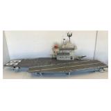 1985 GI Joe USS Flagg Aircraft Carrier Pre-Owned With Original Box (Box Beat Up And Some Pieces Missing) See Photos And 1983 Skystriker (Some Pieces Missing)