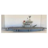1985 GI Joe USS Flagg Aircraft Carrier Pre-Owned With Original Box (Box Beat Up And Some Pieces Missing) See Photos And 1983 Skystriker (Some Pieces Missing)