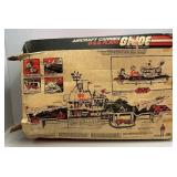 1985 GI Joe USS Flagg Aircraft Carrier Pre-Owned With Original Box (Box Beat Up And Some Pieces Missing) See Photos And 1983 Skystriker (Some Pieces Missing)