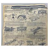 1985 GI Joe USS Flagg Aircraft Carrier Pre-Owned With Original Box (Box Beat Up And Some Pieces Missing) See Photos And 1983 Skystriker (Some Pieces Missing)