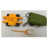 1985 GI Joe USS Flagg Aircraft Carrier Pre-Owned With Original Box (Box Beat Up And Some Pieces Missing) See Photos And 1983 Skystriker (Some Pieces Missing)