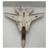 1985 GI Joe USS Flagg Aircraft Carrier Pre-Owned With Original Box (Box Beat Up And Some Pieces Missing) See Photos And 1983 Skystriker (Some Pieces Missing)