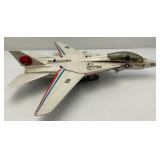 1985 GI Joe USS Flagg Aircraft Carrier Pre-Owned With Original Box (Box Beat Up And Some Pieces Missing) See Photos And 1983 Skystriker (Some Pieces Missing)