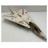 1985 GI Joe USS Flagg Aircraft Carrier Pre-Owned With Original Box (Box Beat Up And Some Pieces Missing) See Photos And 1983 Skystriker (Some Pieces Missing)