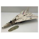 1985 GI Joe USS Flagg Aircraft Carrier Pre-Owned With Original Box (Box Beat Up And Some Pieces Missing) See Photos And 1983 Skystriker (Some Pieces Missing)