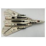 1985 GI Joe USS Flagg Aircraft Carrier Pre-Owned With Original Box (Box Beat Up And Some Pieces Missing) See Photos And 1983 Skystriker (Some Pieces Missing)