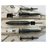 1985 GI Joe USS Flagg Aircraft Carrier Pre-Owned With Original Box (Box Beat Up And Some Pieces Missing) See Photos And 1983 Skystriker (Some Pieces Missing)