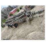 Antique Haywagon running gear and Scrap