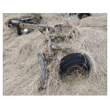 Antique Haywagon running gear and Scrap