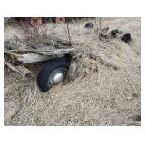 Antique Haywagon running gear and Scrap
