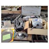 Assortment of saws and saw blades
