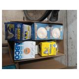 Assortment of lightbulbs and vents