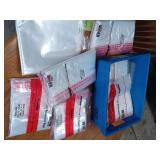 Large lot of redline reclosable bags