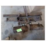 Assortment of Hitches and attachments