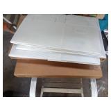 2 boxes of collabsible plastic boxes