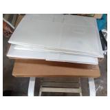 2 boxes of collabsible plastic boxes