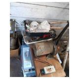 Painting supplies, tile and tile cutter