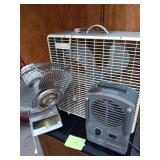 Humidifier, Heater fan and 2 fans