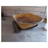 Pull behind Wheel Barrel