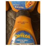 IN 1 - Ortega Chipotle Aioli Sauce Bottles - 9 oz (255 g) Each - 6 Total Bottles