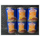 RI 4 - Brooks Chili Beans - Red Beans in Chili Sauce (6 Cans) 30.5 oz Net Wt
