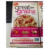 WA 3 - Post Great Grains Red Berry Almond Crunch Cereal (Lot of 4)