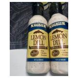 AS 3 - Kelchner Lemon Dill Marinade and Sauce 12 Fl Oz - 4 Total Bottles