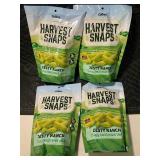 IN 5 - Harvest Snaps Zesty Ranch Crispy Baked Veggie Snacks (Lot of 4)