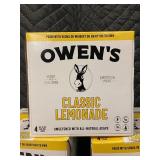 BP - OWEN'S CLASSIC LEMONADE - 4 Cans Per Box, 8.2 FL OZ Each - 3 Boxes