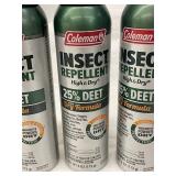 Coleman Insect Repellent 25% DEET Ultra Dry Formula (Lot of 6)