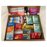Benadryl Allergy, Cystex PM & Tylenol Extra Strength Mix - Opti-Free Puremoist & Stay Awake OTC