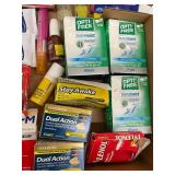 Benadryl Allergy, Cystex PM & Tylenol Extra Strength Mix - Opti-Free Puremoist & Stay Awake OTC