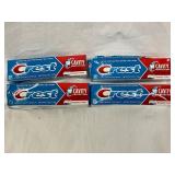 Crest Cavity Protection Fluoride Anticavity Toothpaste  Lot of 4, (damaged boxes)