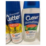 Cutter Insect Repellent Unscented & Skinsations (Lot of 5)