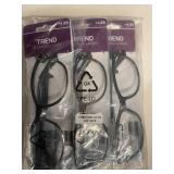 Trend Reading Glasses &1.25 Value Three Pack (Lot of 3)