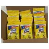 Lysol Disinfecting Wipes Lemon & Lime Blossom Scent (Lot of 14)