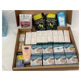 OLAY Regenerist Micro-Sculpting Cream & Biossance Squalane & Serums Silicone Scar Sheets