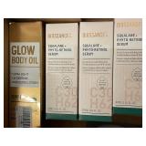 OLAY Regenerist Micro-Sculpting Cream & Biossance Squalane & Serums Silicone Scar Sheets